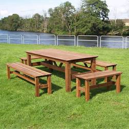 Eden Wood Viking 90×220 Matgrupp, 1 Bord inkl. 4 Soffor