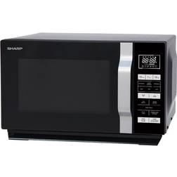 Sharp R360KM Black, Stainless Steel