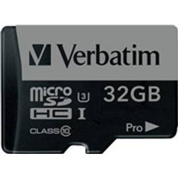 Verbatim 32gb Pro U3 Microsdhc Memoria Flash