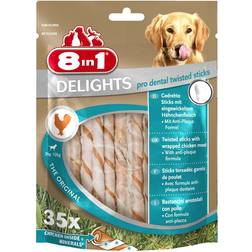 8in1 Delights Pro Dental Twisted Sticks 35 stk)