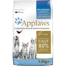 Applaws Nourriture Sèche Complète Naturelle Et Sans Céréales Pour Chatons Avec Poulet Sac de 2 kg (Lot De 1) 2kg