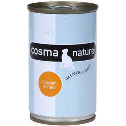 Cosma Nature Kippenborst & Tonijn Kattenvoer 12x140g