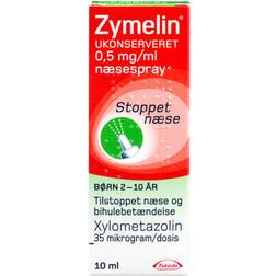 Zymelin Ukonserveret 0.5mg/ml 10ml Næsespray