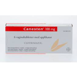 Canesten 500mg 6 stk Vagitorier