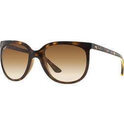 Ray-Ban Mujer Sunglass RB4126 Cats 1000 - Marrón Claro Degradado