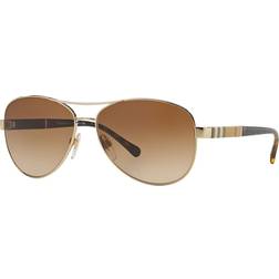 Burberry Mujer Sunglass BE3080 - Marrón Degradado