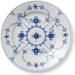 Royal Copenhagen Blue Fluted Plain Flad tallerken 17cm