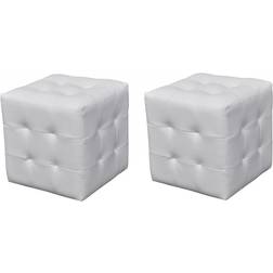 vidaXL Hocker Taburet 2 stk. Siddepuf