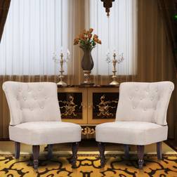 vidaXL 240286 Chesterfield 2-pack Fåtölj 2st