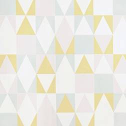 Majvillan Tapete Alice von Soft Pink/ Yellow/ Grey jaune