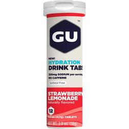 Gu Hydration Drink Tabs Strawberry Lemonade 120 Stk.