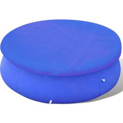 vidaXL Couverture de piscine ronde hors sol de 360-367 cm Bleu