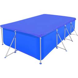 vidaXL Copertura per Piscina Rettangolare 90g/mq 394 x 207 cm Blu