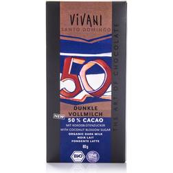 Vivani Dark Milk 50% Cocoa Panama 80g