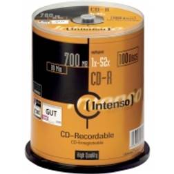 Intenso 1001126 CD-R 80 disc 700 MB 100 stuk(s) Spindel