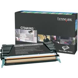 Lexmark C734A1KG Return Program Toner Cartridge - Black