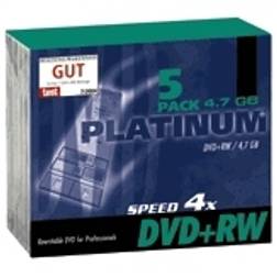 Best Media DVD+RW 4.7GB 4x Slimcase 5-Pack