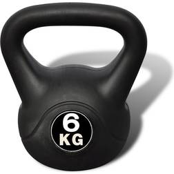 vidaXL Kettlebell 6 kg Nero