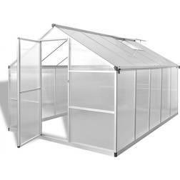 vidaXL Förstärkt Basram 7.55m² Aluminium Polycarbonate