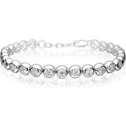 Sif Jakobs Campania Bracelet - Silver/Transparent