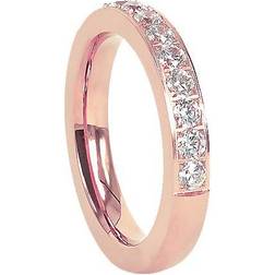 Astrid & Agnes Gaia Exellent Ring - Rose Gold/Transparent