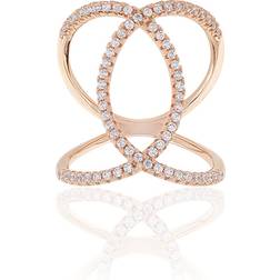 Sif Jakobs Fucino Ring - Rose Gold/White