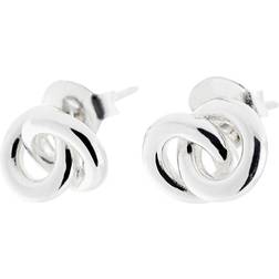 Gynning Jewelry The Knot Earrings - Silver