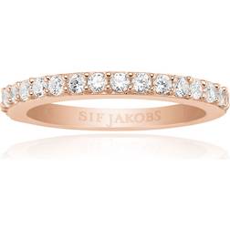 Sif Jakobs Corte Uno Ring - Rose Gold/White