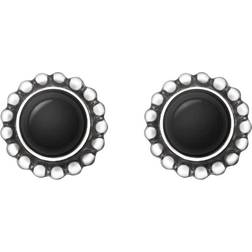 Georg Jensen Moonlight Blossom Earrings - Silver/Agate