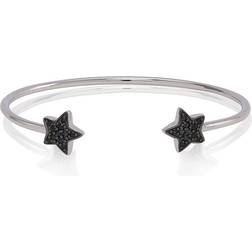 Sif Jakobs Pulsera Mujer BG1777-BK Gris Plata de Ley (16 Cm) Joyería Mujer