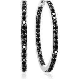 Sif Jakobs Bovalino Earrings - Silver/Black