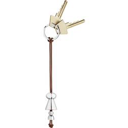 Georg Jensen Alfredo Keychain - Brown/Silver