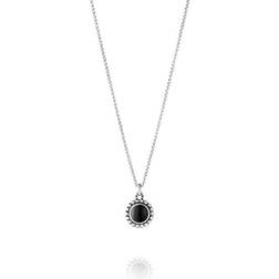 Georg Jensen Moonlight Blossom Pendant - Silver/Agate