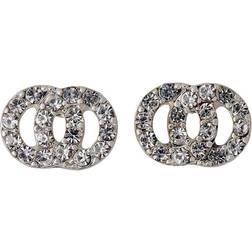 Pilgrim Victoria Earrings - Silver/Transparent