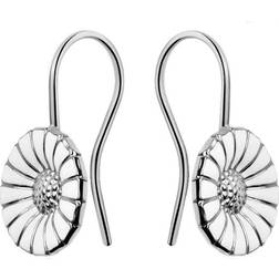 Georg Jensen Daisy Earrings - Silver/White