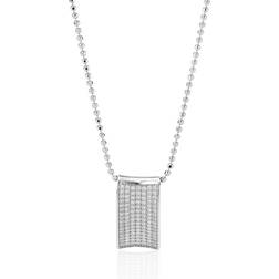 Sif Jakobs Dinami Necklace - Silver/White