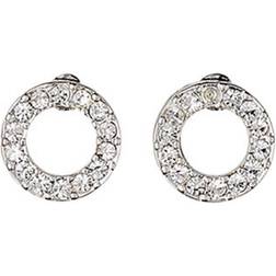 Pilgrim Victoria Earrings - Silver/Transparent