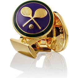 Skultuna Tennis Racing Cufflinks - Gold