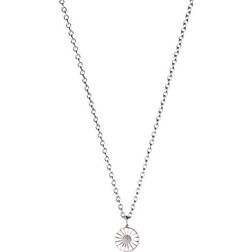 Georg Jensen Daisy Small Necklace - Silver/White