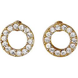 Pilgrim Victoria Earrings - Gold/Transparent
