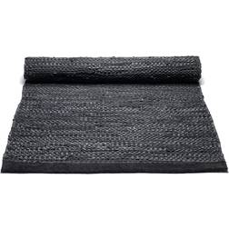 Rug Solid Leather Svart 75x200cm