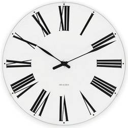 Arne Jacobsen Roman White/Black Väggklocka 48cm