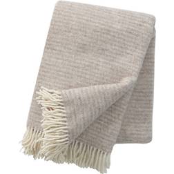 Klippan Yllefabrik Ralph Blankets Beige (200x130cm)