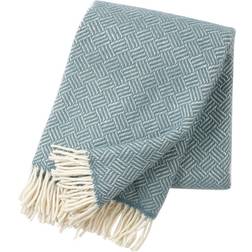 Klippan Yllefabrik Samba Filz Blau, Grau (130x200cm)