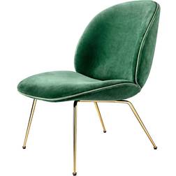 GUBI Beetle Green/Brass Loungestol 80cm