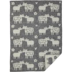 Klippan Yllefabrik Bää Blankets Gray (65x90cm)