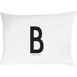 Design Letters B Hovedpudebetræk Black/White (70x50cm)