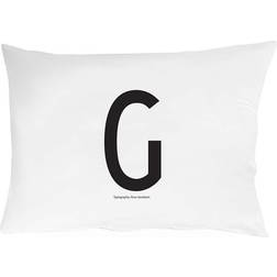 Design Letters G Hovedpudebetræk Black/White (70x50cm)