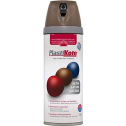 Plasti-Kote Twist & Spray Color Satin Choc Brown Ral 8017