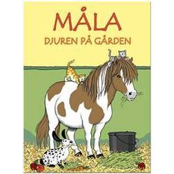 Måla djur på gården (Häftad)